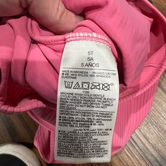 Pink One Piece Swimsuit, size various, Old Navy - Picture 3 of 6